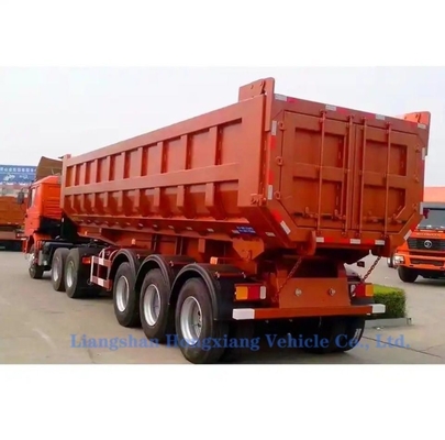 Truck Trailer 25 Cubic Meters 30ton Dump Semi Trailer Hydraulic Tipper Semi-Trailer
