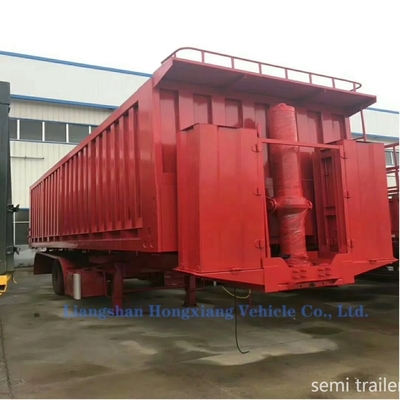 16 Tire Number Heavy Duty Rear Tipper Trailers for Transporting 40ton Sand Stone