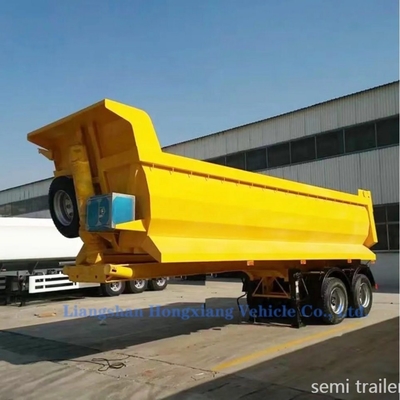 16 Tire Number Heavy Duty Rear Tipper Trailers for Transporting 40ton Sand Stone