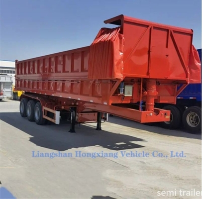 Stones and Sands Function 3/4 Axle Dumper Tipping Tandem Hydraulic Dump Tipper Trailer