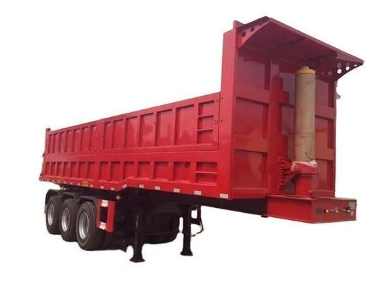 Transport Bulk Cement Powder with Heavy Duty Tri-Axles Dumper Tipper Semi Trailer