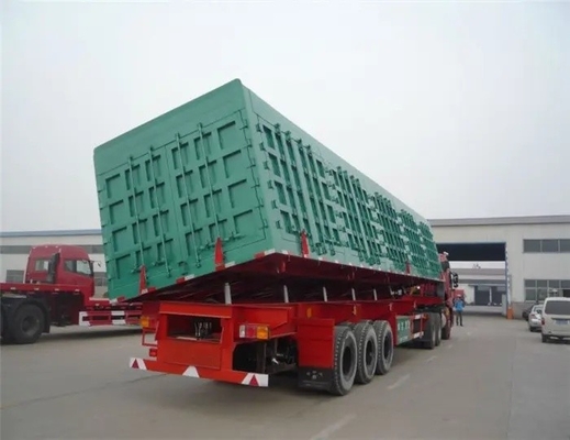 Transport Bulk Cement Powder with Heavy Duty Tri-Axles Dumper Tipper Semi Trailer