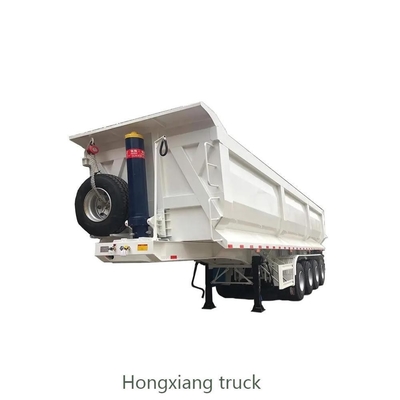 1 Year After-sales Service 45 Cubic Meter Rear Tipper Trailer 5 Axles Dump Semitrailer