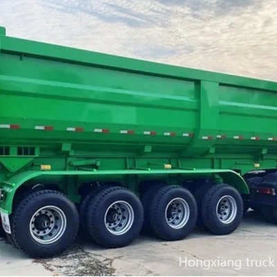 Customizable Semi Trailer Tipping Gravel Used Tri Axle Semi Bottom Gooseneck Dump Haulers