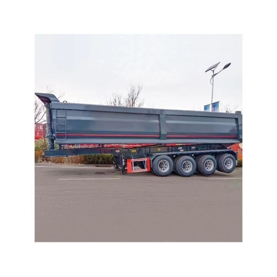Transport Bulk Cement Powder High Dump Tipper Semitrailer with 1.50m Sidewall 35m3