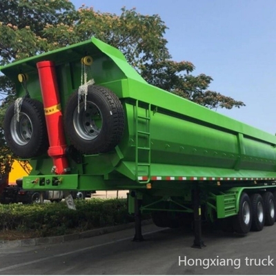 3 Axles 4 Axles Stone Transport Rear Tipper End Dump Trailer with Good Trafficability