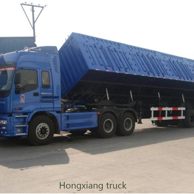 Tire Number 8 Axle 25 Cubic Meters 30ton Dump Semi Trailer Hydraulic Tipper Semi-Trailer