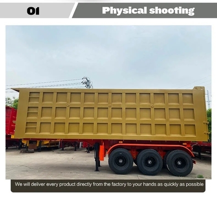 Sinotruk 12 Wheeler 30 Cubic Meters HOWO 40tons 8X4 Tipper Dump Truck for Performance