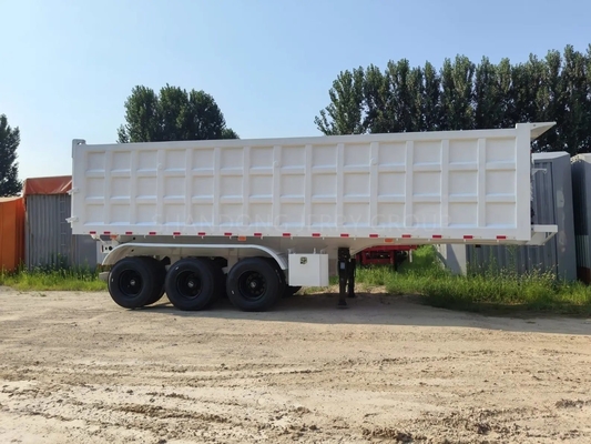 60 Ton 70 Ton Hydraulic 3 Axles Tipper Trailer with Lifting to Satisfy Customer Needs
