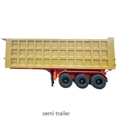 Customizable 3 Axle Dump Semi Trailer for Transport Coal/Stone U-Shape Tipper Trailer