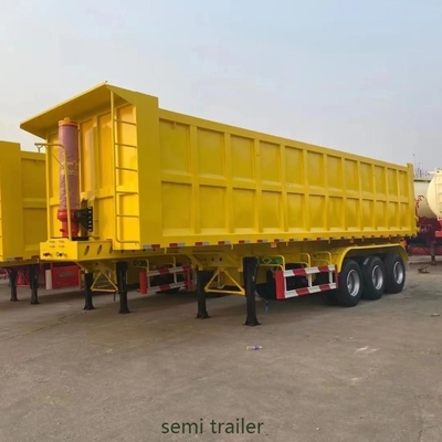 Customizable 3 Axle Dump Semi Trailer for Transport Coal/Stone U-Shape Tipper Trailer