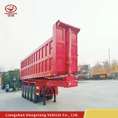 ABS Anti-lock Braking System Hydraulic Cylinder Tipper Full Truck Side Dump Full Trailer