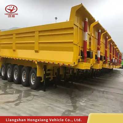 Large Capacity Dump Semi Trailer with ABS Anti-lock Braking System and Customization