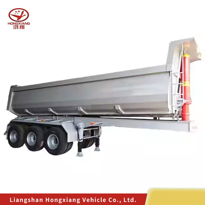 Customizable 2/3/4 Axles U Shape Tipper Trailer Semi Trailer Hydraulic Dumper Trailer