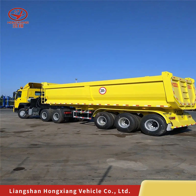 Customizable 2/3/4 Axles U Shape Tipper Trailer Semi Trailer Hydraulic Dumper Trailer