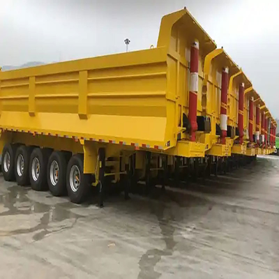 Mafal Cubic Meter U Shape Dump Trailer Tipper Semi Trailer Truck with Tread of 2240mm