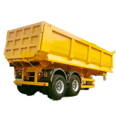 3 Axle Heavy Duty Cbm U Shaped Tipper Trailer 60 Ton Hydraulic Rear Dump Trailer