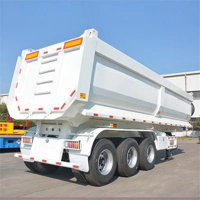 1 Year After-sales Service Hydraulic Lift Flatbed Trailer with Manual Landing Leg