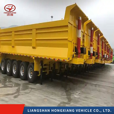 Truck Trailer Duty Dump Trailers U-Shaped End Rear Tipper Dumper with Customization