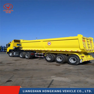 Truck Trailer Duty Dump Trailers U-Shaped End Rear Tipper Dumper with Customization