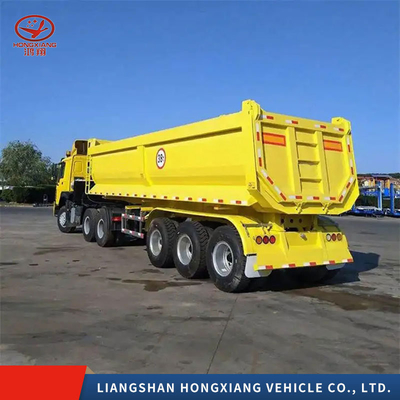 Truck Trailer Duty Dump Trailers U-Shaped End Rear Tipper Dumper with Customization