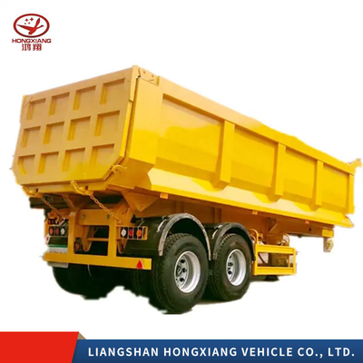 Duty Dump Trailers U-Shaped End Rear Tipper Dumper 13t Axle 1 Year After-sales Service