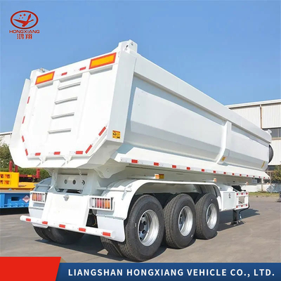 Duty Dump Trailers U-Shaped End Rear Tipper Dumper 13t Axle 1 Year After-sales Service