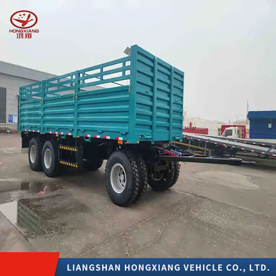Heavy Duty Steel Axle Rear Dump Semi Trailer with Hyva Cylinder U Shape or Square Shape
