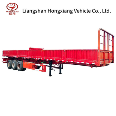 Heavy Duty Steel Axle Rear Dump Semi Trailer with Hyva Cylinder U Shape or Square Shape