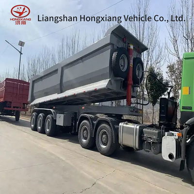 Model Gear Conveyor Unloading Dump Truck Trailer with ABS Anti-lock Braking System