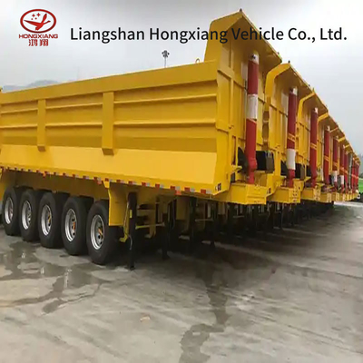 Model Gear Conveyor Unloading Dump Truck Trailer with ABS Anti-lock Braking System