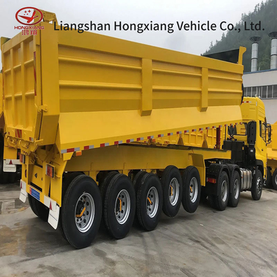 Model Gear Conveyor Unloading Dump Truck Trailer with ABS Anti-lock Braking System