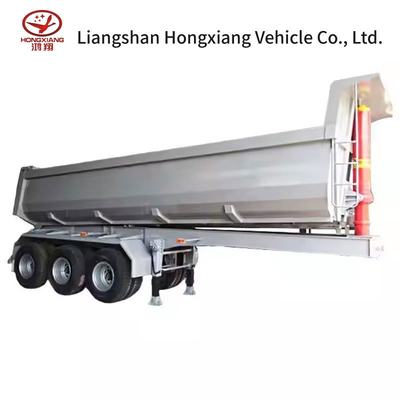 Model Gear Conveyor Unloading Dump Truck Trailer with ABS Anti-lock Braking System