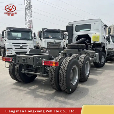 8L Engine Capacity Cylinder Tractor Truck with Manual Window and Heavy-Duty Fuel Tank