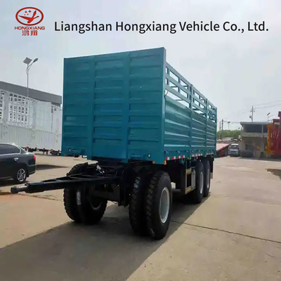 2 Axle Hydraulic Grain Rear End Dump Tipper Semi Trucks Trailer 50T Load Capacity