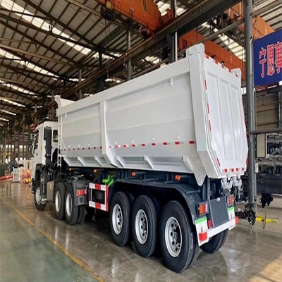 80 Tons U Type End Dump Trailer Rear Dumper Tipper Semi Truck Trailer with 13t Axle