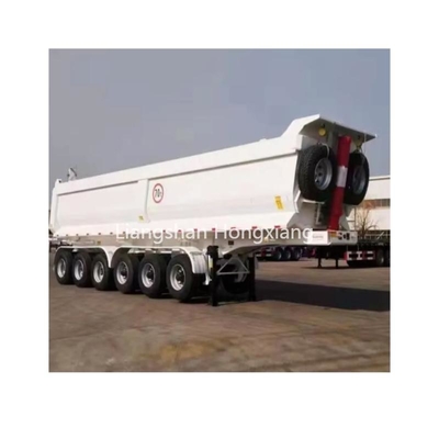 3 Axle 45 Cbm Tipper Dump Trailer Truck for Coal Transport Not Self-dumping Function