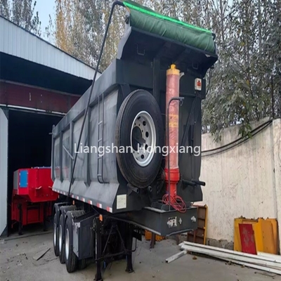 3 Axle 45 Cbm Tipper Dump Trailer Truck for Coal Transport Not Self-dumping Function