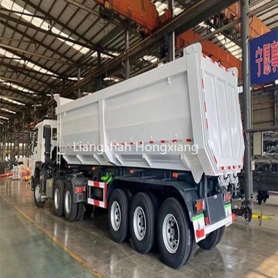 3 Axles 40 60 Cubic Meter 80 Tons Tipper Semi Trailers Hydraulic Rear Dump Trailer