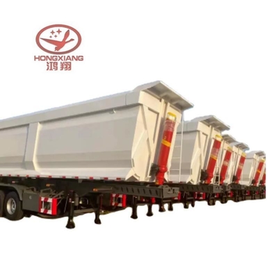 Dump Truck Trailer 30tons 60tons Dump Trailer with 13t Axle and 1 Year After-sales Service