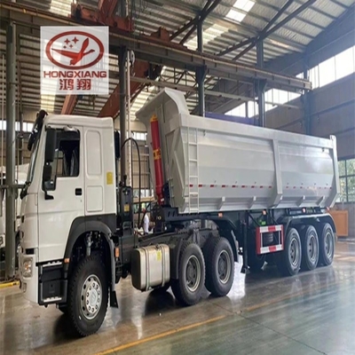 Customizable 13500X3000X1550 mm U-Shaped End Rear Tipper Dumper for Heavy Duty Mining