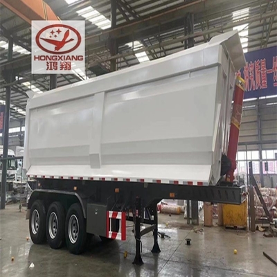 Customizable 13500X3000X1550 mm U-Shaped End Rear Tipper Dumper for Heavy Duty Mining