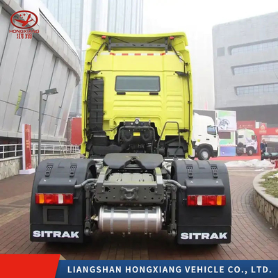 Terminal Container Transport Heavy Duty Trucks in High Engine Capacity Tractor Truck