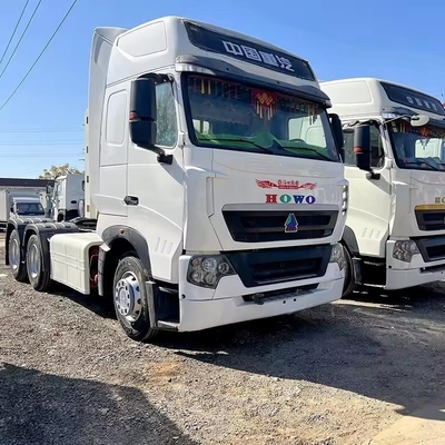 6X4 430HP Tractor Truck Sinotruk HOWO A7 T7 Automatic Transmission Tractor Head with 1