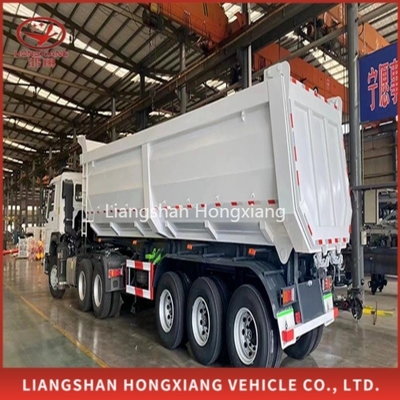 3 Axles 30 Cubic Meter Tipper Semi Trailer Dump Truck Trailer Tire Number Customization