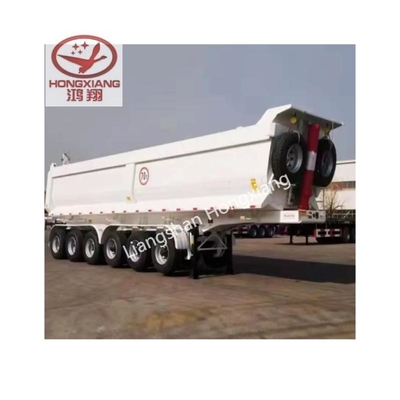 12r22.5 Tires 3 Axles 40 Tons Dump Box Semi Trailers with Customizable Suspension System