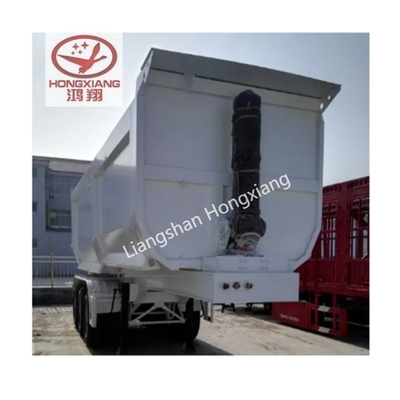 12r22.5 Tires 3 Axles 40 Tons Dump Box Semi Trailers with Customizable Suspension System