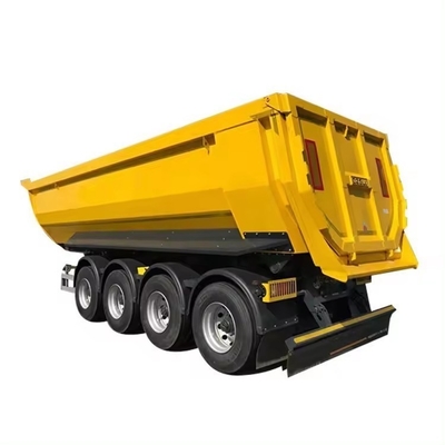 60 Tons U Shape Rear Tipper Trailers /Tri-Axles End Dump Tipping Semi Truck Trailer