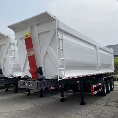 60 Tons U Shape Rear Tipper Trailers /Tri-Axles End Dump Tipping Semi Truck Trailer