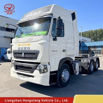 GCC Certified HOWO T7 LNG CNG Cascade Trailer Tractor Truck with Engine Capacity＞8L
